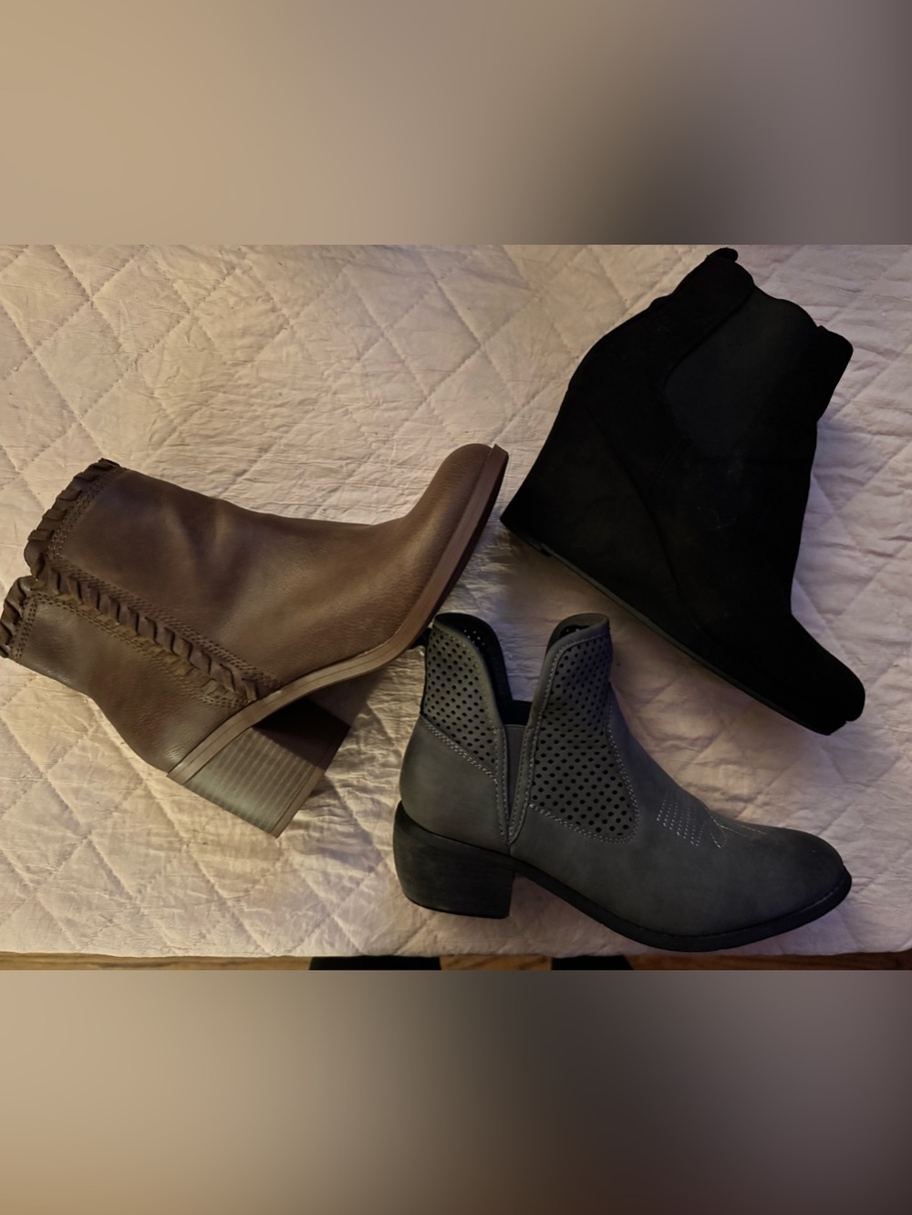 Set of 3 Women’s boots various styles